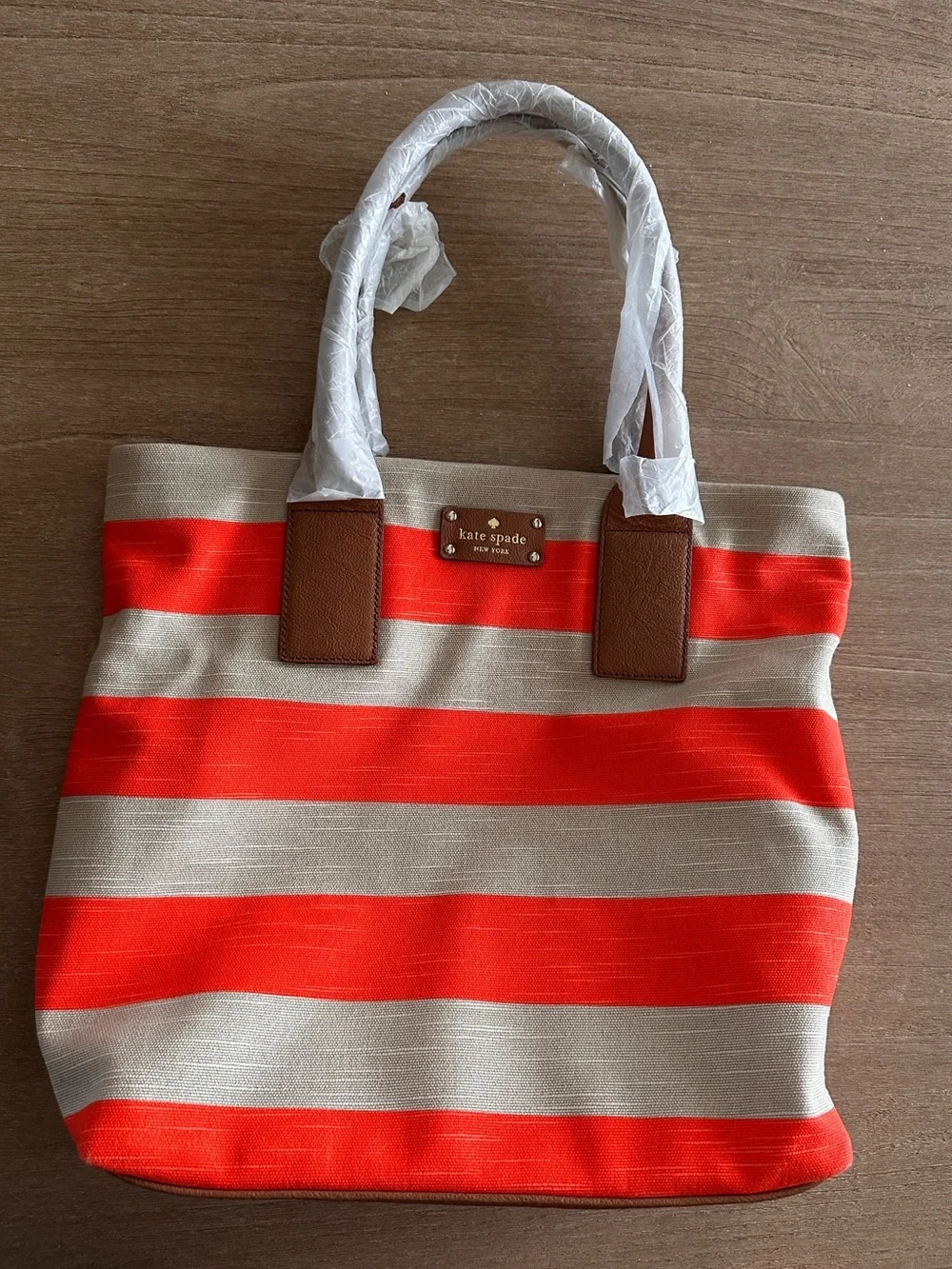 NEW Kate Spade ♠️ New York Jubilee Stripe Bon Shopper Tote Bag